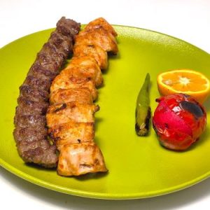 خوراک میکس جوجه و کوبیده معمولی